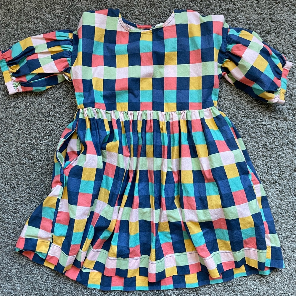 Tucker + Tate Multicolor Checkered Kids Dress sz3